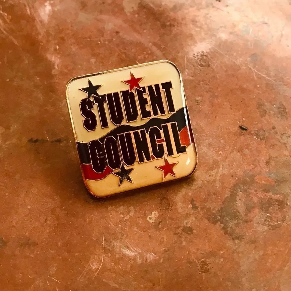 Vintage student council pin